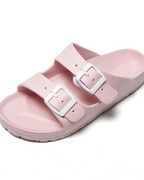 Naomi Women's EVA Flip Flops – Adjustable Wedge Slides with Non-Slip Rubber Sole