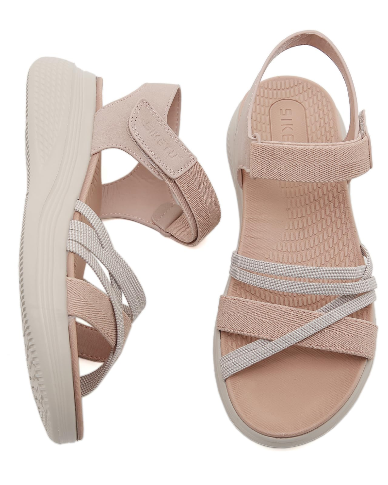 Luna Women's Hiking Sandals – Adjustable Platform Sandals with Non-Slip Sole