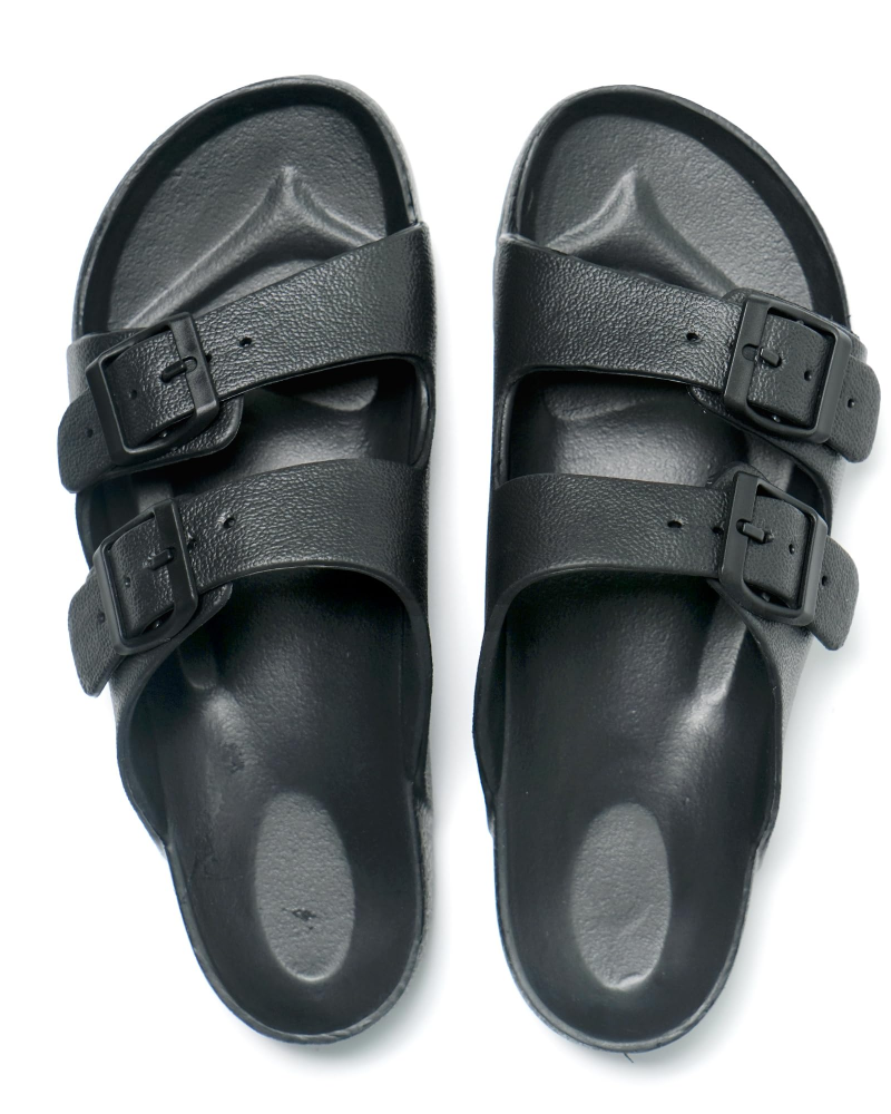 Naomi Women's EVA Flip Flops – Adjustable Wedge Slides with Non-Slip Rubber Sole