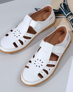 Ivy Women's Closed Toe Sandals – Breathable Cut-Out Sandals for Summer Walking
