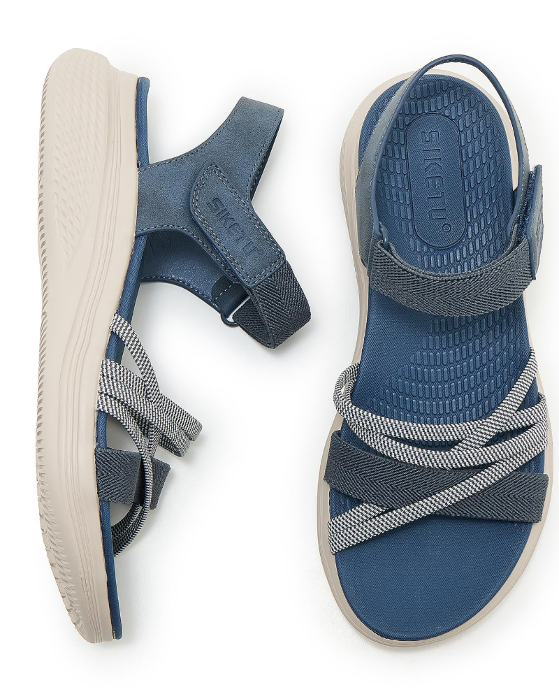 Luna Women's Hiking Sandals – Adjustable Platform Sandals with Non-Slip Sole