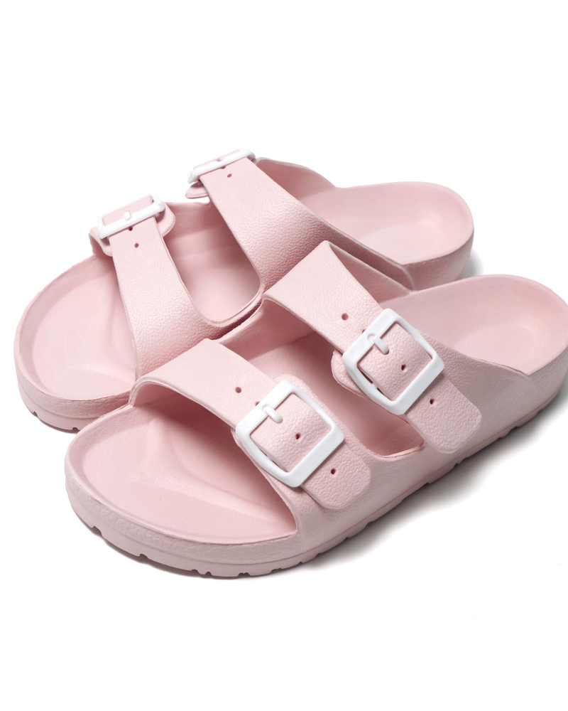 Naomi Women's EVA Flip Flops – Adjustable Wedge Slides with Non-Slip Rubber Sole