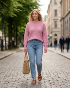 Sofie Women’s Cashmere Sweater – Premium Soft Knit Jumper for Autumn & Winter