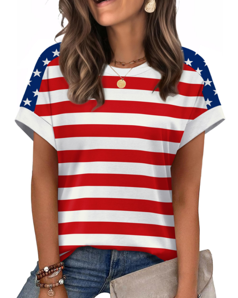 Lily Women's Cap Sleeve Top – Crew Neck Lightweight T-Shirt for Spring and Summer