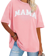 Mia Women's Oversized Graphic T-Shirt – Crew Neck Loose Fit Tee for Streetwear