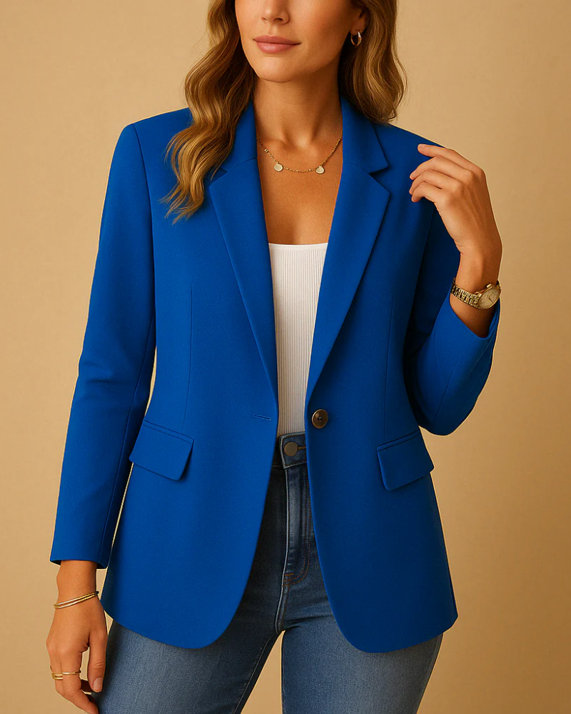 Ruth Women's Tailored Blazer – Stretch Fit for Work, Formal & Casual Outfits