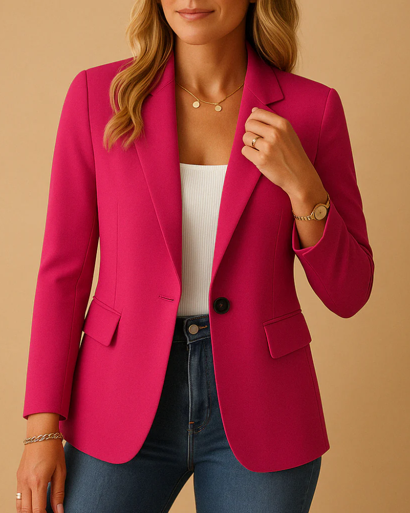 Ruth Women's Tailored Blazer – Stretch Fit for Work, Formal & Casual Outfits