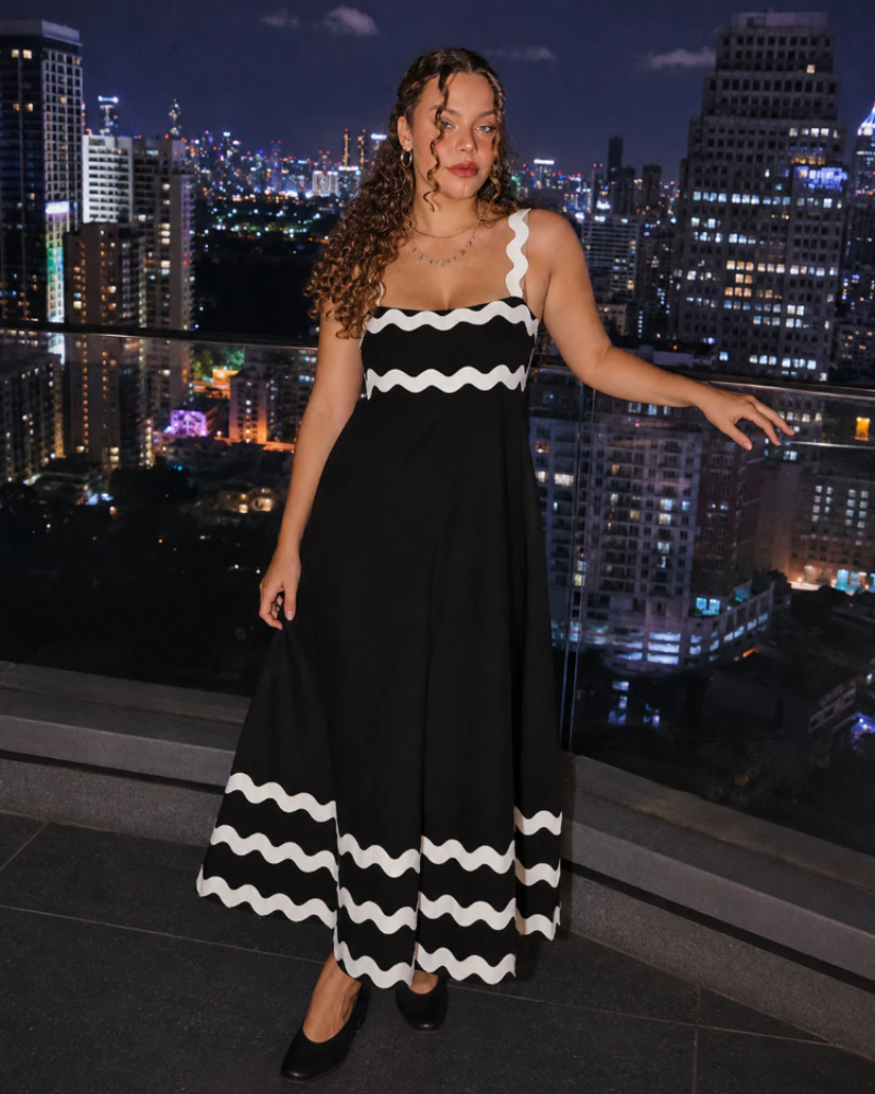Savannah Women's Maxi Dress – Adjustable Strap Summer Vacation Dress