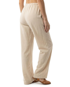Olivia Women’s Tall Linen Pants – Extra Long Drawstring Trousers with Pockets