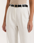 Adrian Women’s Wide Leg Pants – High Waist Tailored Trousers with Front Seams