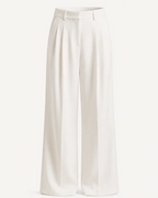 Adrian Women’s Wide Leg Pants – High Waist Tailored Trousers with Front Seams