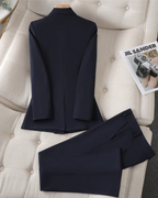 Danielle Women's Blazer & Pants Set – Tailored 2-Piece Suit for Work & City Wear