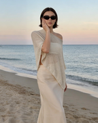 Isabella Women’s Sheer Poncho – Lightweight Mesh Beach Cover-Up Shawl