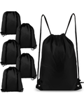 Elliot Drawstring Gym Bag – Foldable Polyester Sports Backpack with Reinforced Corners