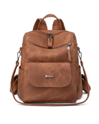 Kelsey Women’s Convertible Backpack Purse – Waterproof PU Leather, 8 Pockets & Lightweight