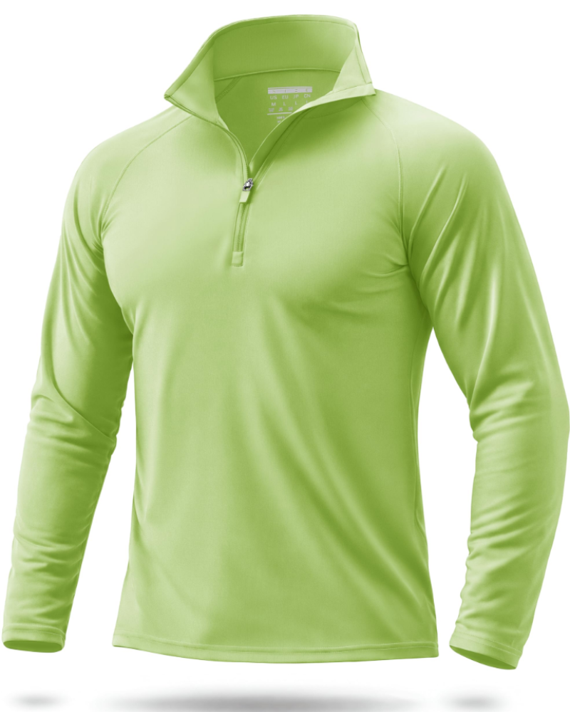 Spencer Men’s Quarter-Zip Sun Shirt – UPF 50+, Quick-Dry & 4-Way Stretch