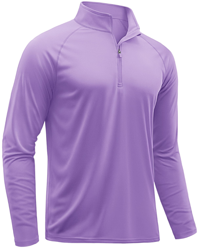 Gavin Men’s Quarter-Zip Sun Shirt – UPF 50+, Moisture-Wicking & Long Sleeves