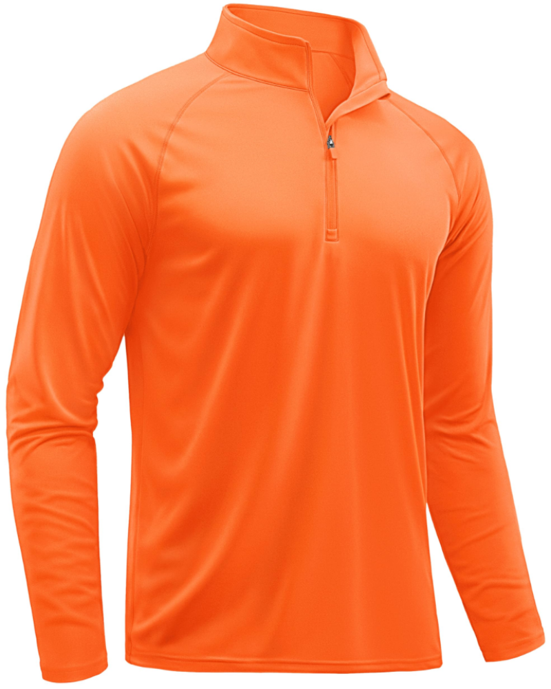 Gavin Men’s Quarter-Zip Sun Shirt – UPF 50+, Moisture-Wicking & Long Sleeves