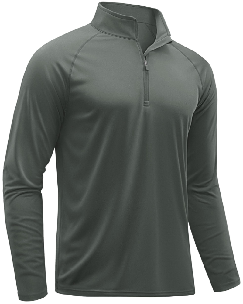 Gavin Men’s Quarter-Zip Sun Shirt – UPF 50+, Moisture-Wicking & Long Sleeves