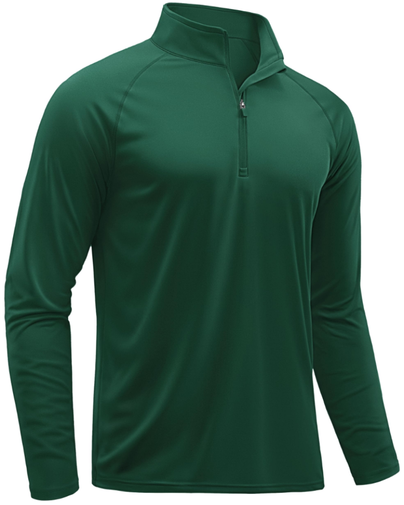Gavin Men’s Quarter-Zip Sun Shirt – UPF 50+, Moisture-Wicking & Long Sleeves