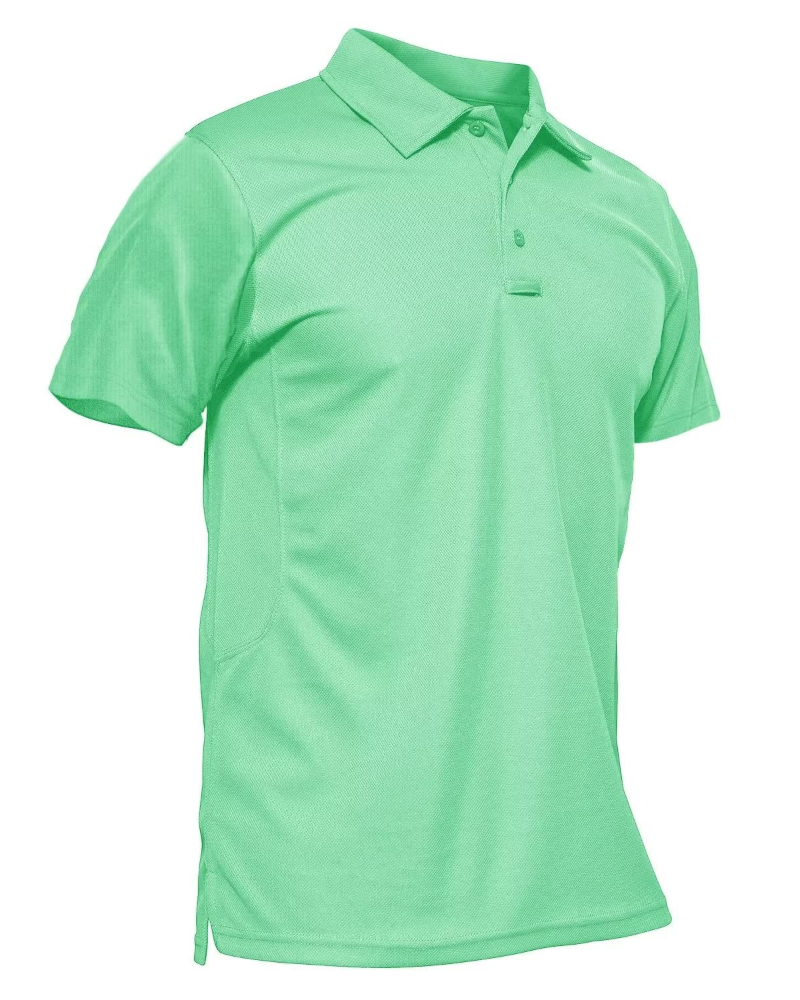 Carter Men’s Tactical Polo Shirt – Quick-Dry Piqué Fabric, Pen Pockets & Glasses Loop