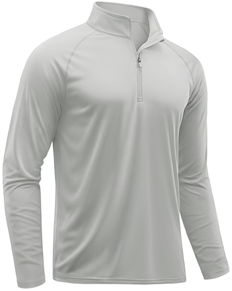 Gavin Men’s Quarter-Zip Sun Shirt – UPF 50+, Moisture-Wicking & Long Sleeves
