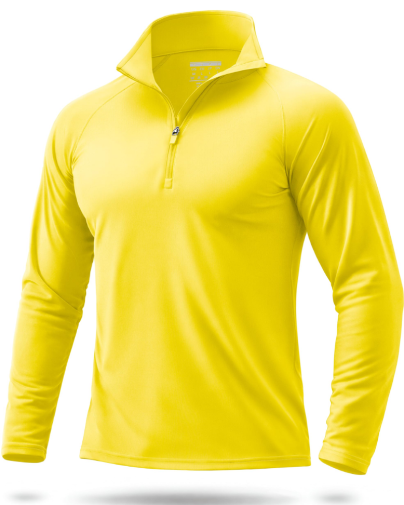 Spencer Men’s Quarter-Zip Sun Shirt – UPF 50+, Quick-Dry & 4-Way Stretch