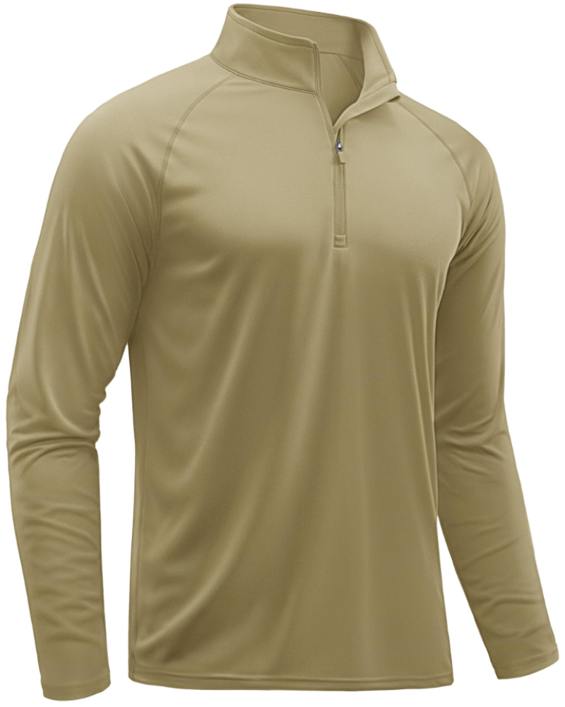 Gavin Men’s Quarter-Zip Sun Shirt – UPF 50+, Moisture-Wicking & Long Sleeves