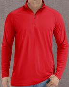Gavin Men’s Quarter-Zip Sun Shirt – UPF 50+, Moisture-Wicking & Long Sleeves
