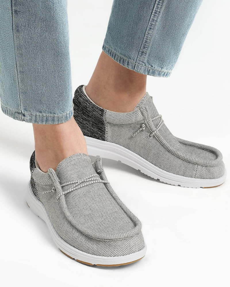 Brody Men’s Slip-On Loafers – Arch Support, Lightweight Knit & Non-Slip Sole