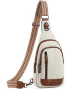Morgan Faux Leather Crossbody Sling Bag – Water-Resistant, Multi-Pocket & Adjustable