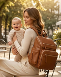 Emerson Large Diaper Bag Backpack – 17 Pockets, Changing Pad & Insulated Storage