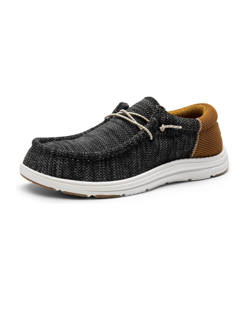 Brody Men’s Slip-On Loafers – Arch Support, Lightweight Knit & Non-Slip Sole