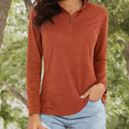 Autumn Women’s Quarter-Zip Sun Shirt – UPF 50+, Quick-Dry & Long Sleeves