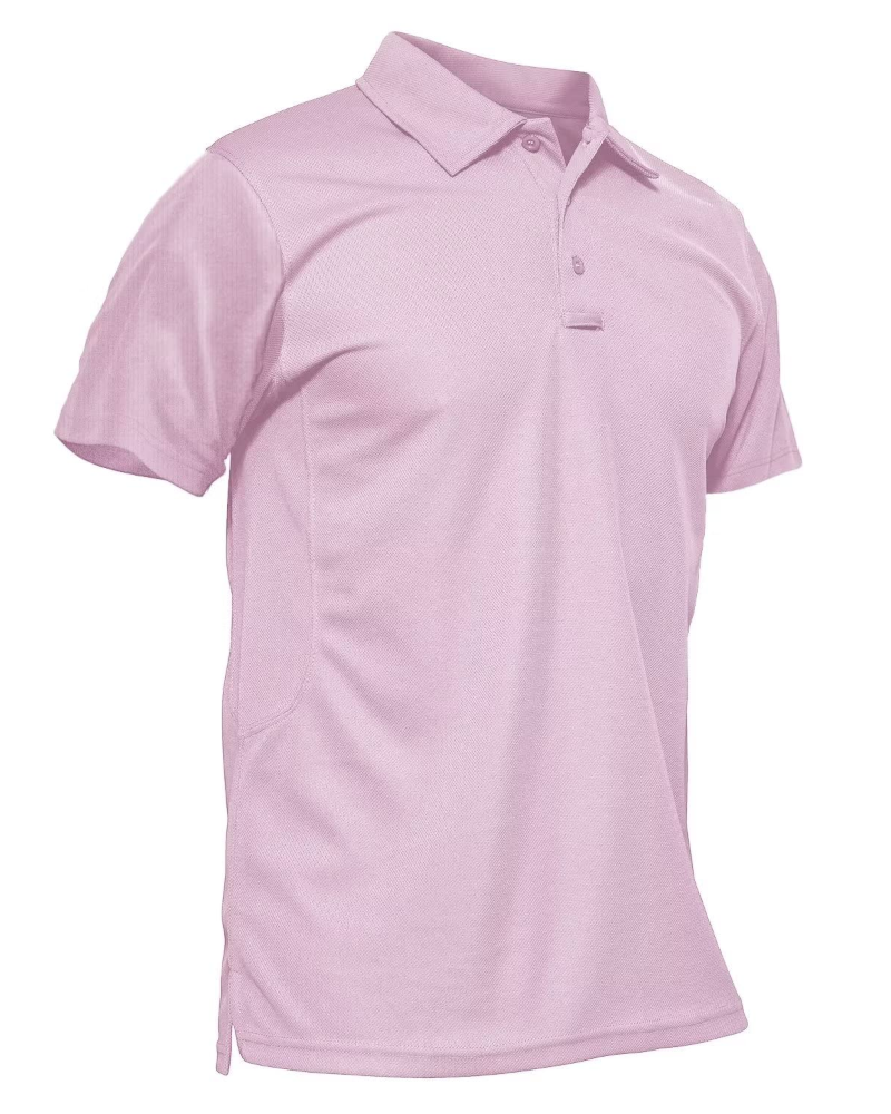 Carter Men’s Tactical Polo Shirt – Quick-Dry Piqué Fabric, Pen Pockets & Glasses Loop