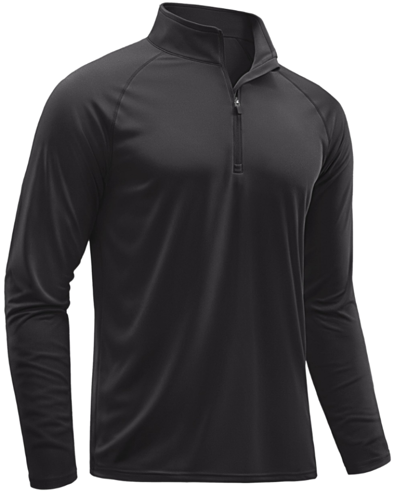 Gavin Men’s Quarter-Zip Sun Shirt – UPF 50+, Moisture-Wicking & Long Sleeves