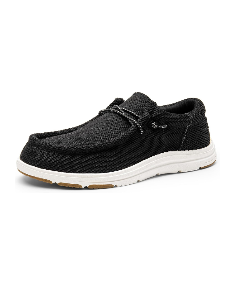 Brody Men’s Slip-On Loafers – Arch Support, Lightweight Knit & Non-Slip Sole