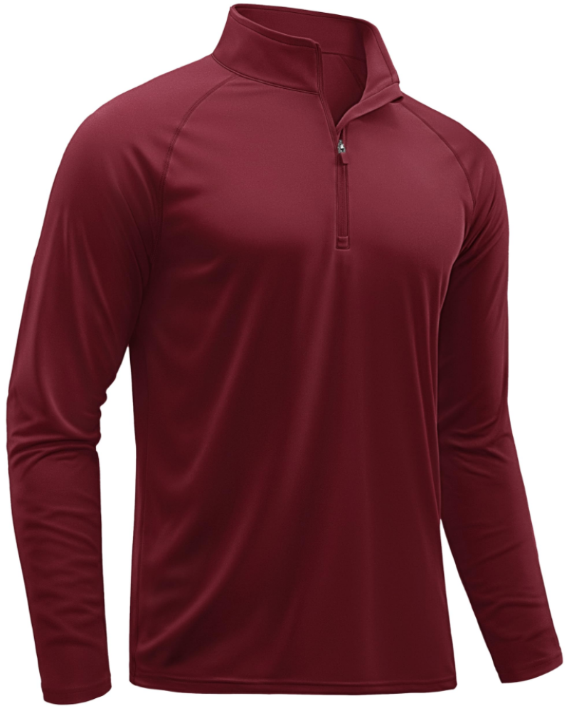 Gavin Men’s Quarter-Zip Sun Shirt – UPF 50+, Moisture-Wicking & Long Sleeves
