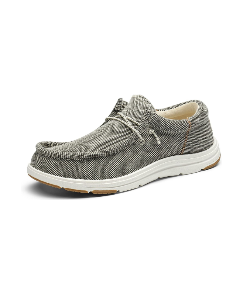 Brody Men’s Slip-On Loafers – Arch Support, Lightweight Knit & Non-Slip Sole