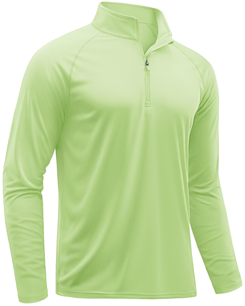 Gavin Men’s Quarter-Zip Sun Shirt – UPF 50+, Moisture-Wicking & Long Sleeves