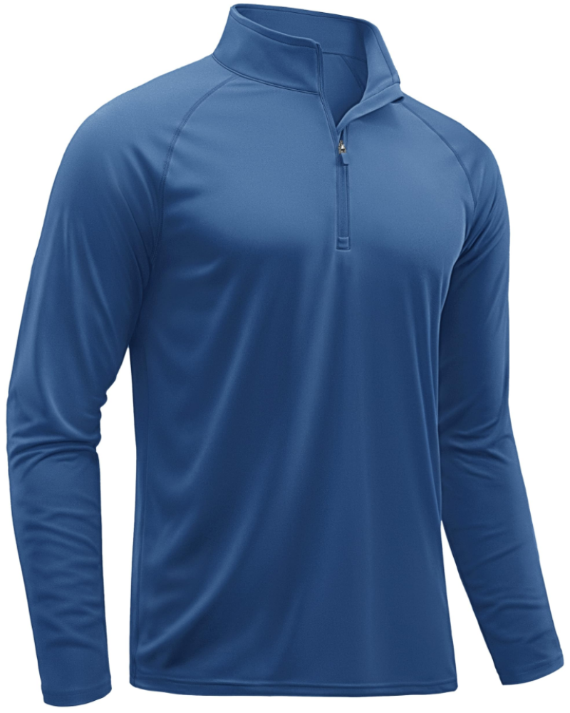 Gavin Men’s Quarter-Zip Sun Shirt – UPF 50+, Moisture-Wicking & Long Sleeves