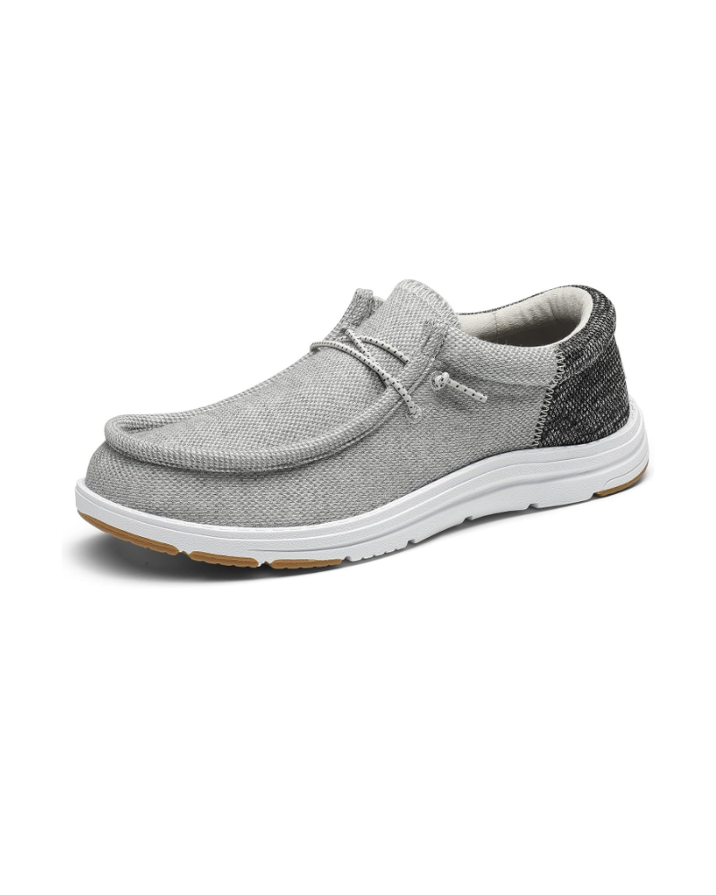 Brody Men’s Slip-On Loafers – Arch Support, Lightweight Knit & Non-Slip Sole