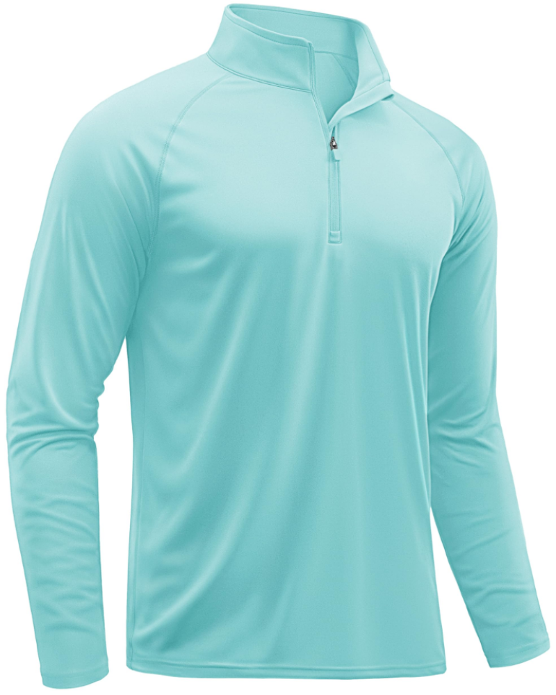 Gavin Men’s Quarter-Zip Sun Shirt – UPF 50+, Moisture-Wicking & Long Sleeves