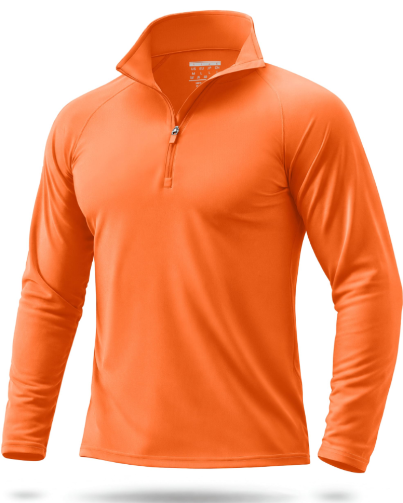 Spencer Men’s Quarter-Zip Sun Shirt – UPF 50+, Quick-Dry & 4-Way Stretch