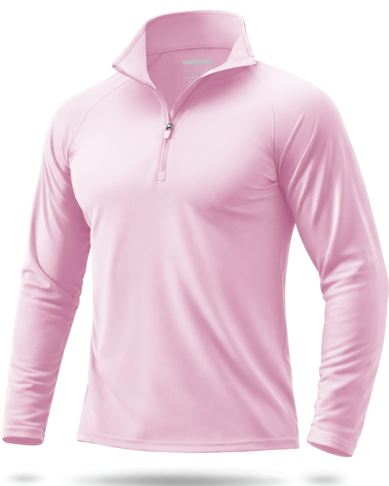 Spencer Men’s Quarter-Zip Sun Shirt – UPF 50+, Quick-Dry & 4-Way Stretch