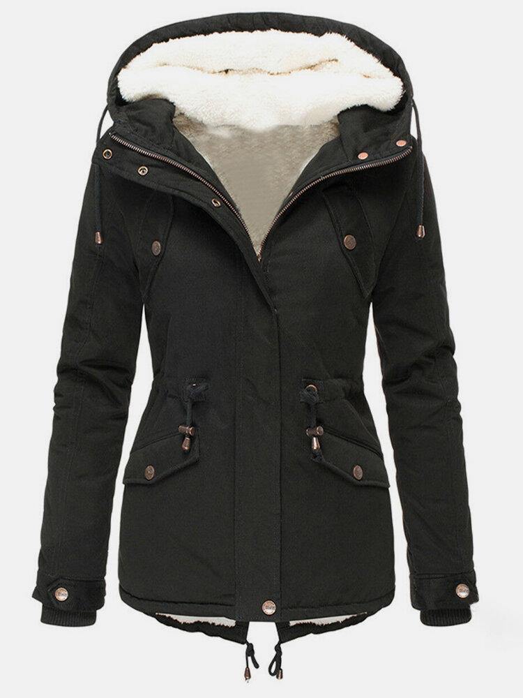 Claire Women’s Winter Jacket – Waterproof Hooded Coat with Warm Insulated Lining