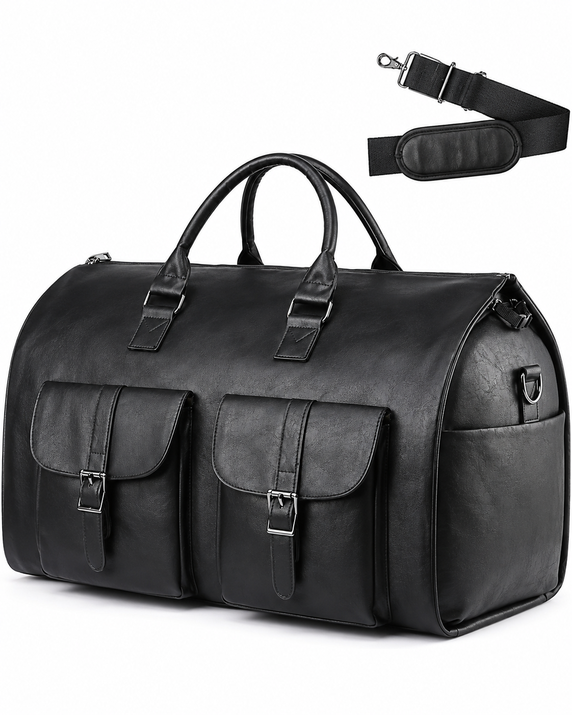 Miles 2-in-1 Garment Duffle Bag – 45L Carry-On with Shoe Compartment