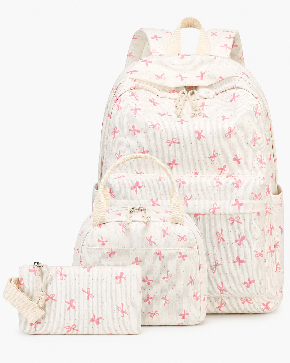 Hailey Girls Backpack Set – 3-Piece School Backpack with Lunch Bag & 15.6-Inch Laptop Sleeve