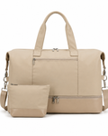 Elena Women’s 2-Piece Weekender Bag – 21-Inch Carry-On with Shoe Compartment
