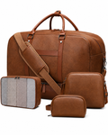 Sawyer 3-Piece Travel Duffle Bag Set – Shoe Compartment, Wet Pocket & Trolley Sleeve